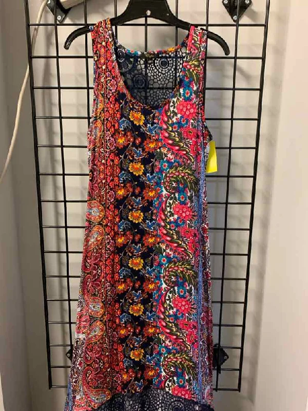 CUPIO Dresses and Skirts Size L Multi-Color PAISLEY/FLORAL SLEEVELESS Dress