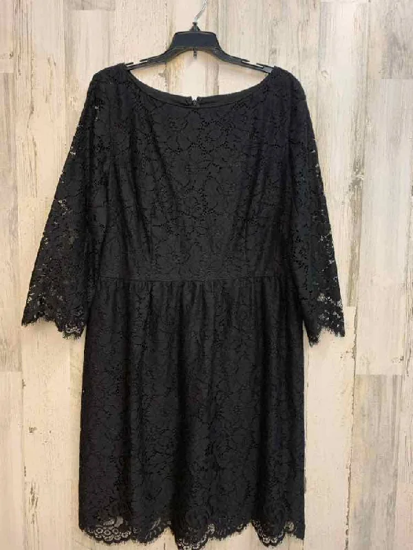 LOFT Dresses and Skirts Size 14 Black Lace LONG SLEEVES Dress