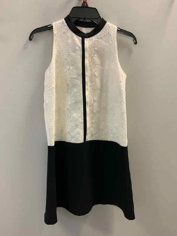 LOFT Dresses and Skirts Size XSP WHT/BLK SLEEVELESS Dress