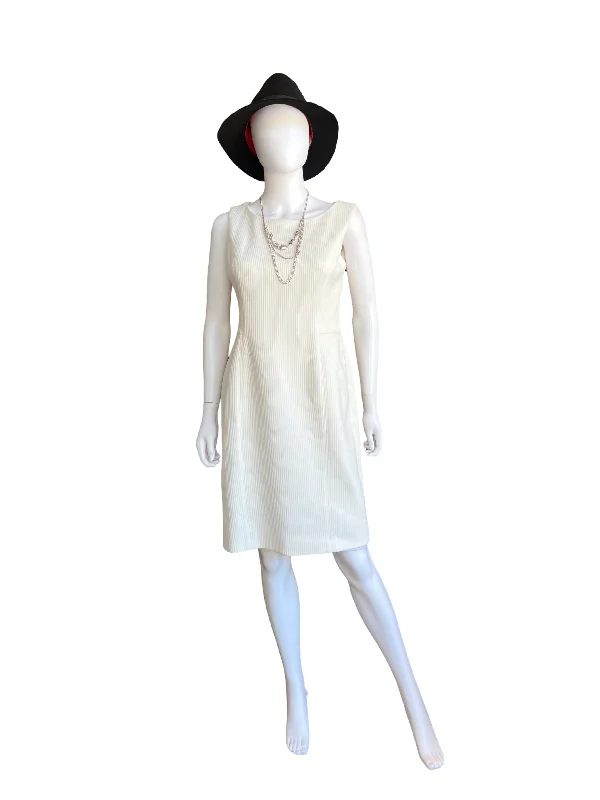 Oscar de la Renta Ivory Shift Dress /8