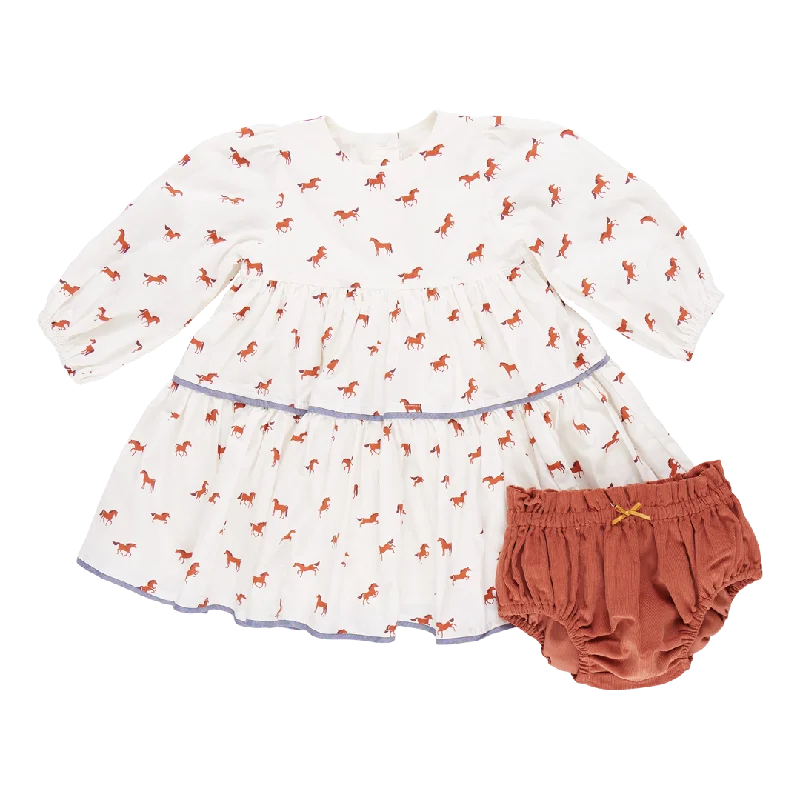 Baby Girls Julia Dress Set - Tiny Horses