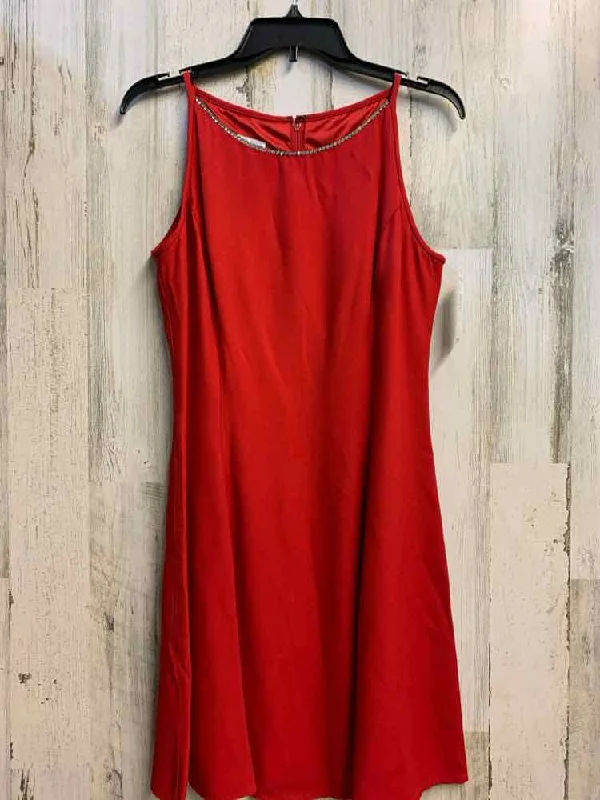 PRE-OWNED JESSICA MCLINTOCK Dresses and Skirts Size 9/10 Red SLEEVELESS Dress