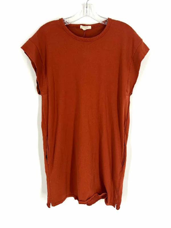 Rag & Bone Size S Pet Burnt Orange Solid Designer Dress