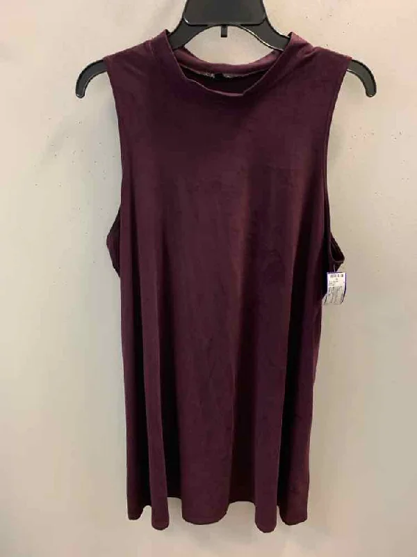 TIANA B. Dresses and Skirts Size XL BURGANDY SLEEVELESS Dress