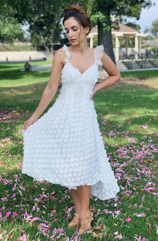 White Petal Dress