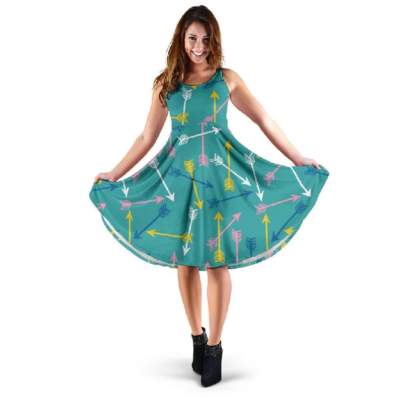 Archery Pattern Print Dress